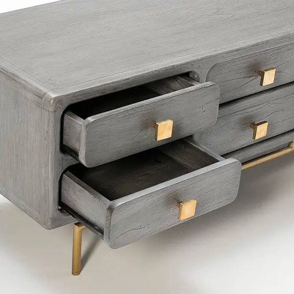 Mueble de TV vintage Colima Gris