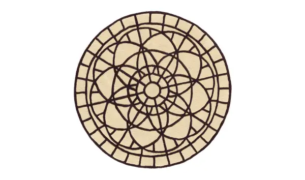 Alfombra circular Portofino IV