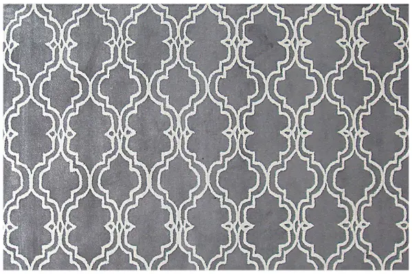 Alfombra lana Riviera silver