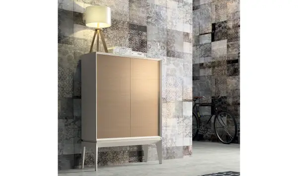 Aparador alto 2 puertas moderno triangle Soft