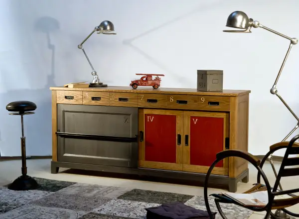 Aparador vintage industrial Sirius grande