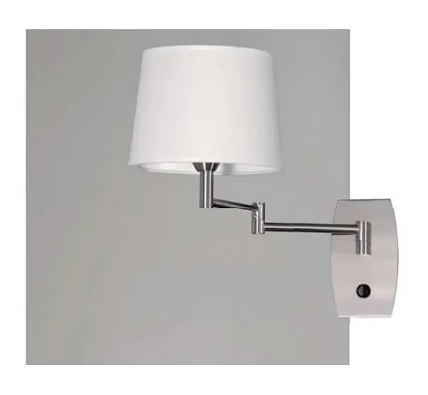 Aplique de pared extensible niquel