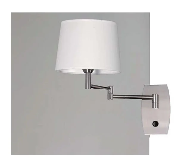 Aplique de pared extensible niquel