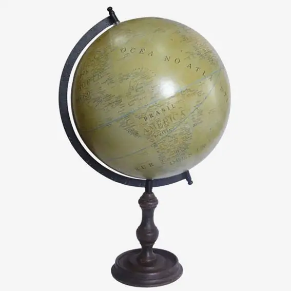 Bola del mundo beige