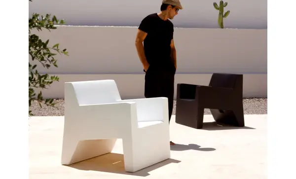 Butaca jardin JUT en blanco