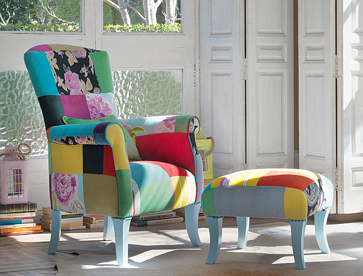 Butaca vintage Patchwork Genove