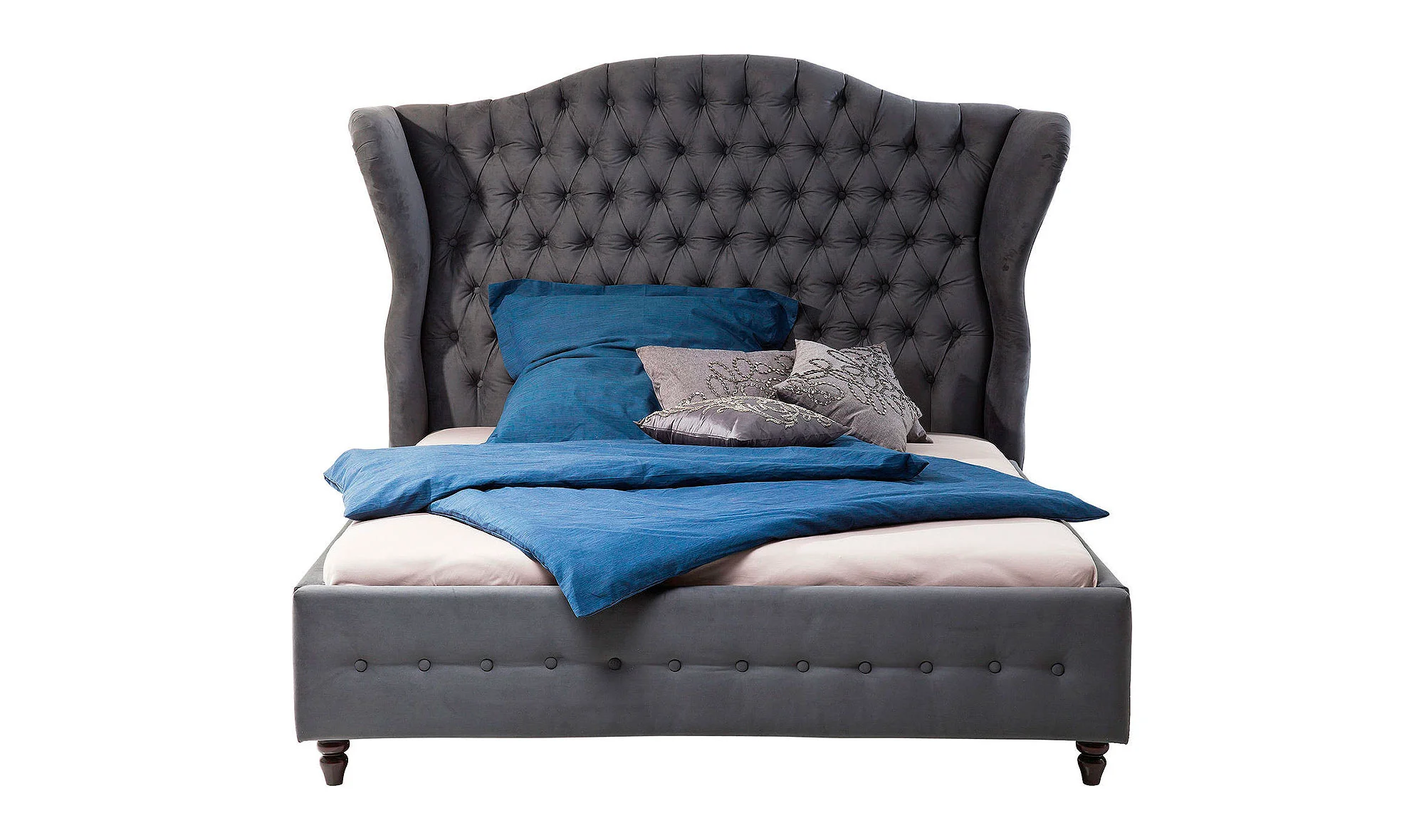 Cama City Spirit gris oscuro