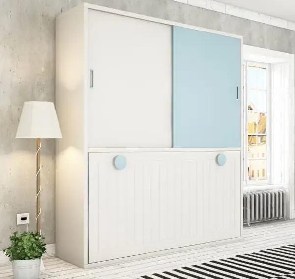 Cama abatible horizontal con armario Alexey
