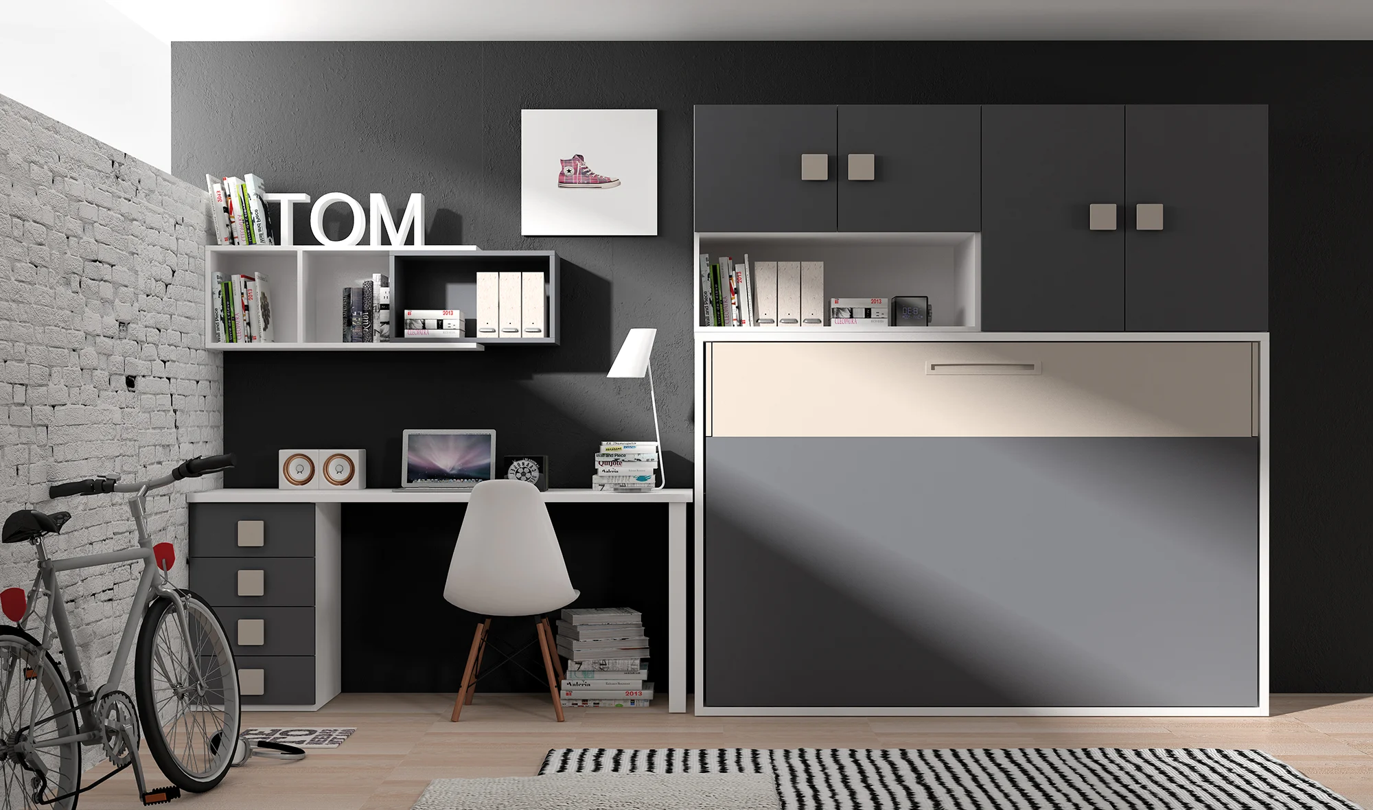 Cama abatible litera doble Tobago