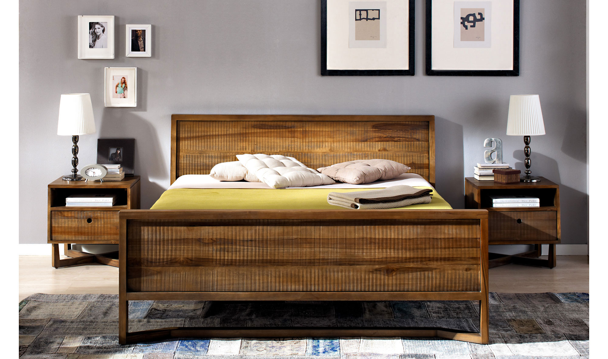 Cama vintage Calvin de lujo en Portobellodeluxe.com. tienda de muebles de lujo