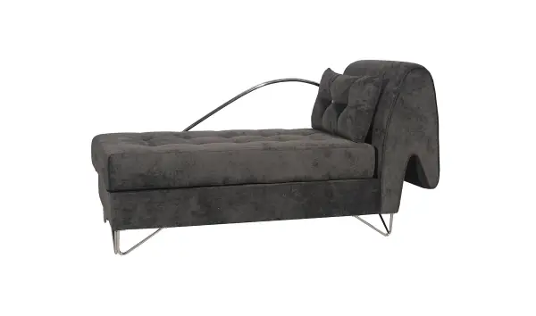Chaise longue moderno Saurio negro