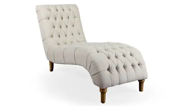 Chaise longue saissac vintage Artisan tufted
