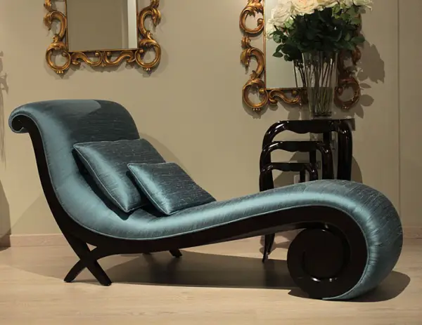 Chaisse Longue azul Rodeo Drive Christopher Guy