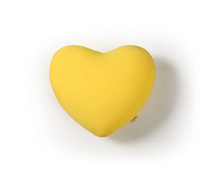 Cojín Corazón Amarillo