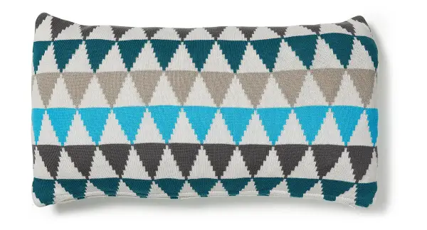 Cojín rectangular vintage multicolor