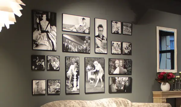 Collage fotográfico glamour de Hollywood
