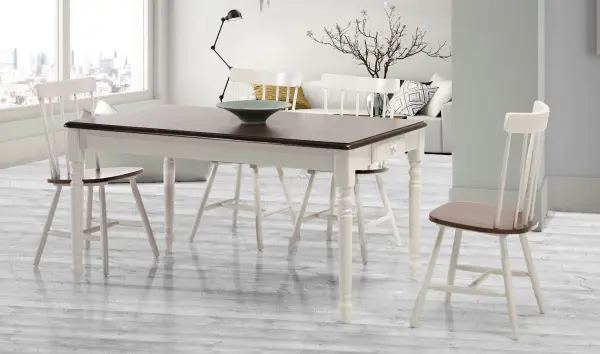 Comedor bicolor colonial Americano