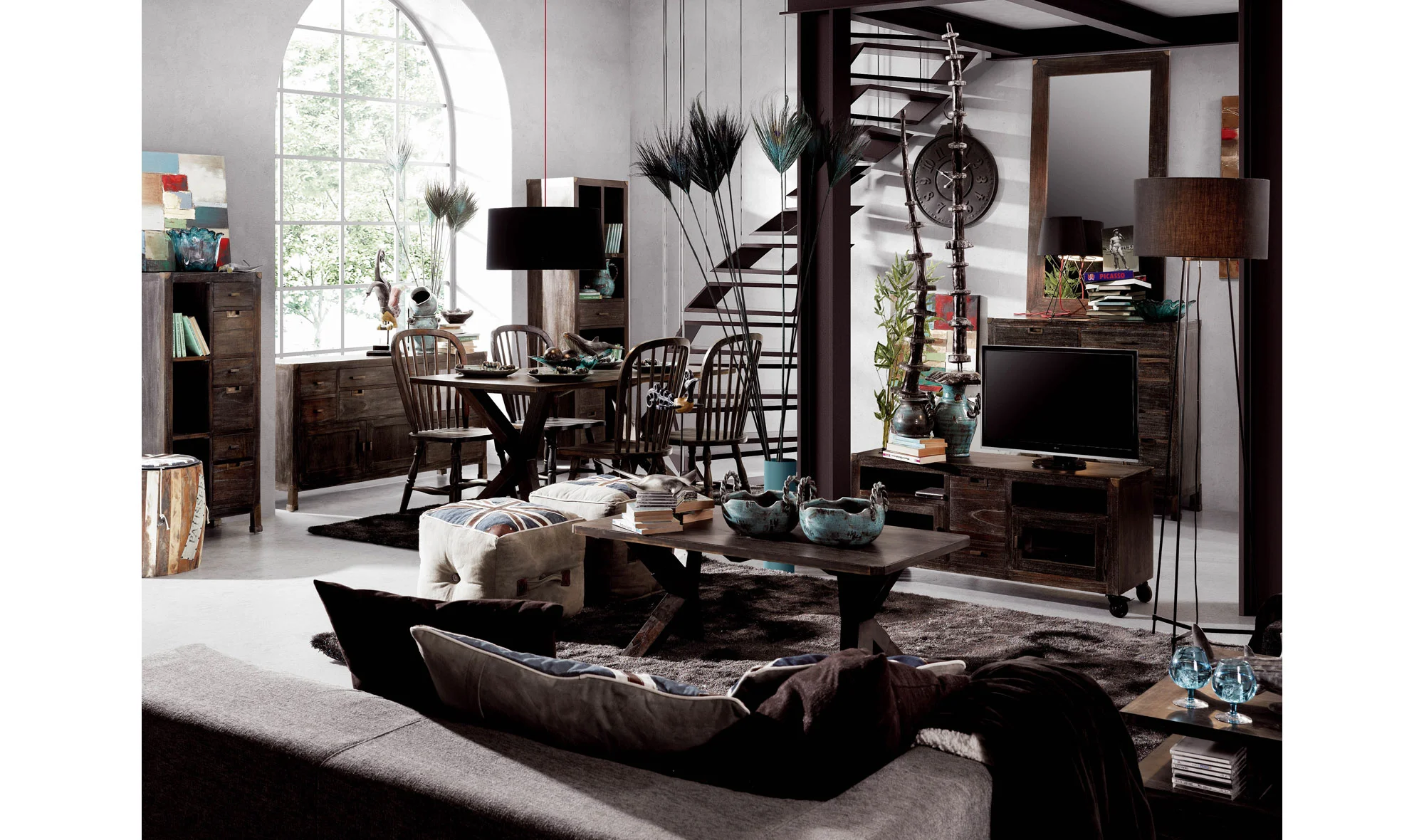 Comedor vintage industrial Etnico