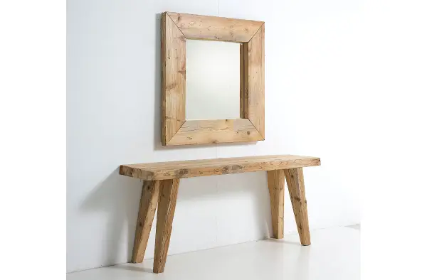 Consola Denver despuntada madera centenaria