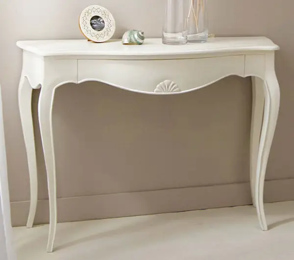 Consola blanca Vintage París