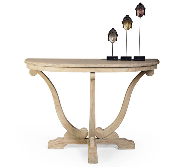 Consola media luna vintage Artisan