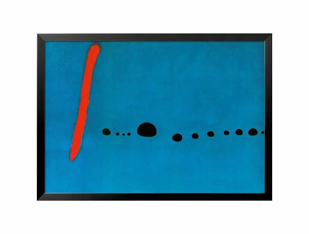 Cuadro Abstracto azul Miro
