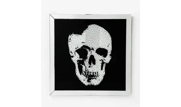 Cuadro espejo calavera