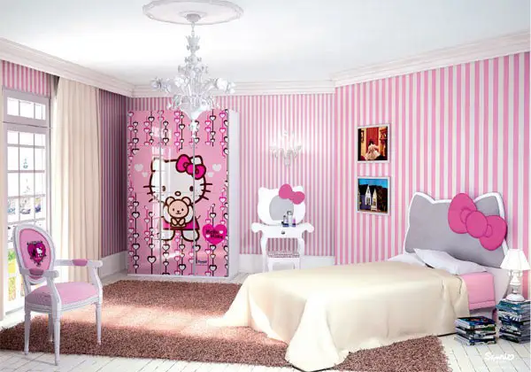 Dormitorio Hello Kitty Romantica