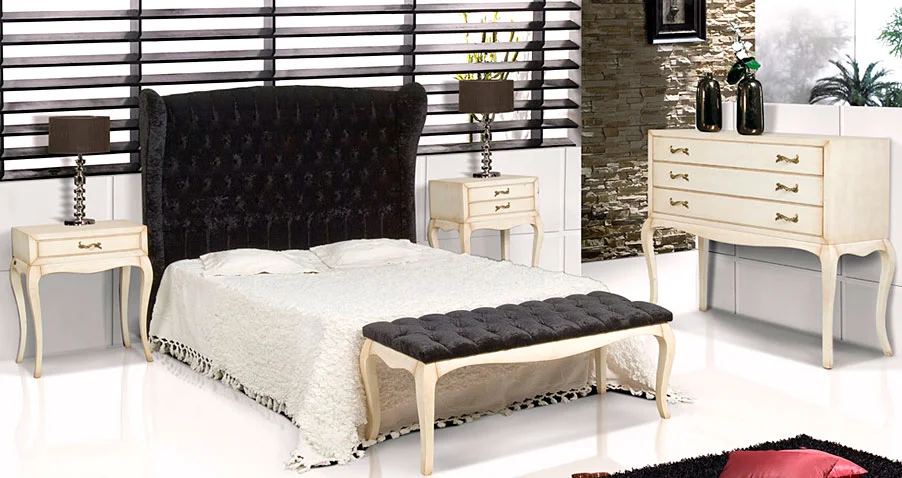 Dormitorio Vintage Chic Capitoné