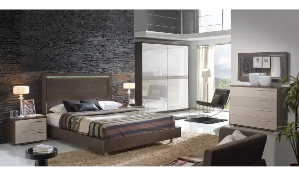 Dormitorio moderno Porpore