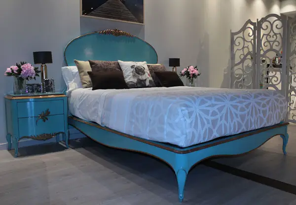 Dormitorio turquesa Vintage Gala