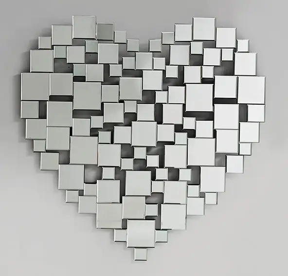 Espejo Pequeño Vintage Corazón
