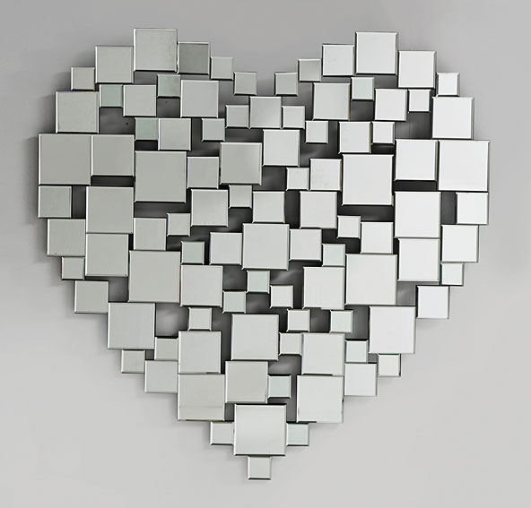 Espejo Pequeño Vintage Corazón