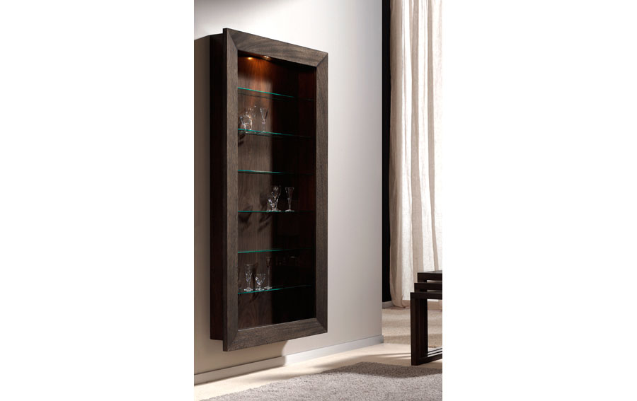 Estanteria moderna baldas de cristal