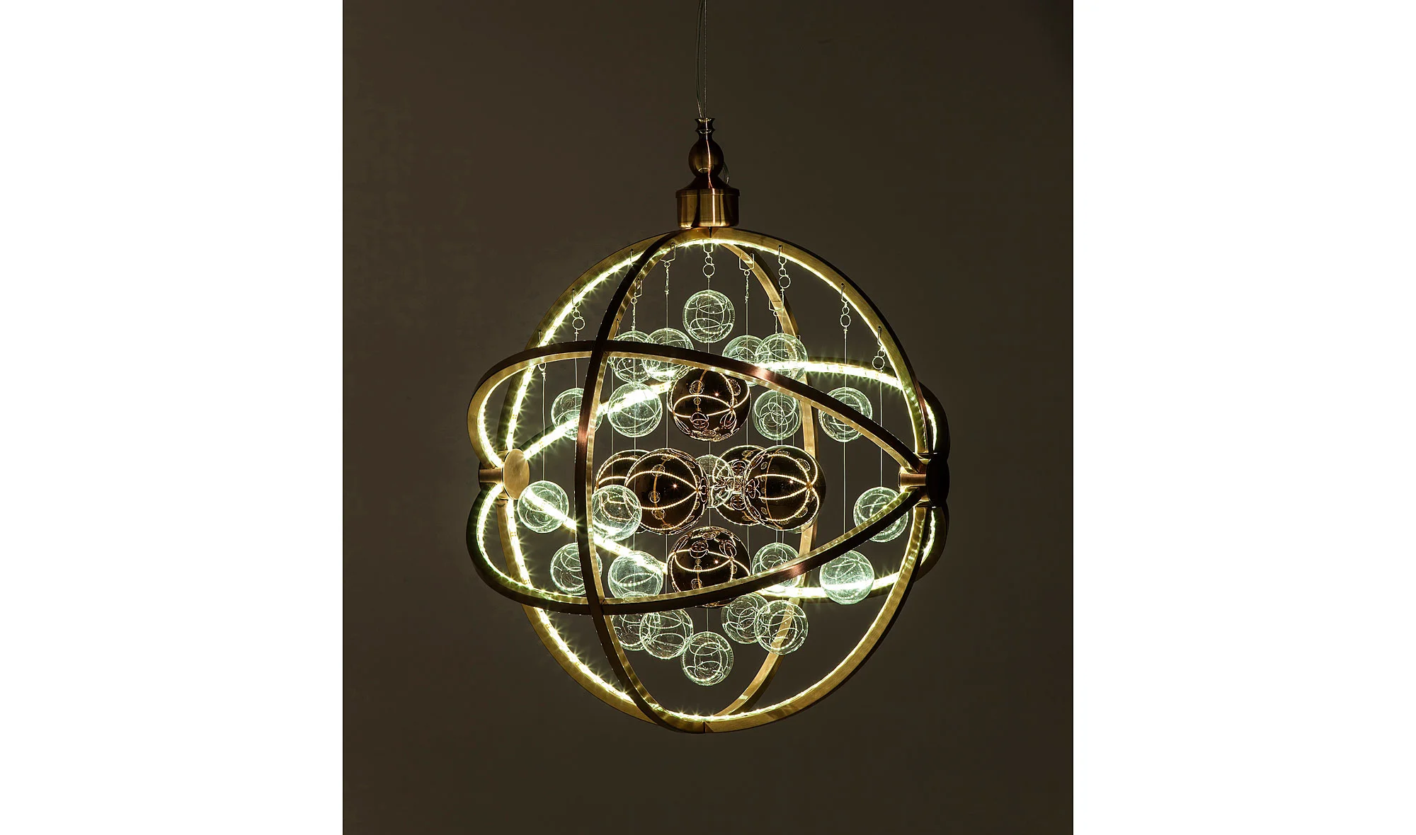Lámpara colgante Universum Cobre LED