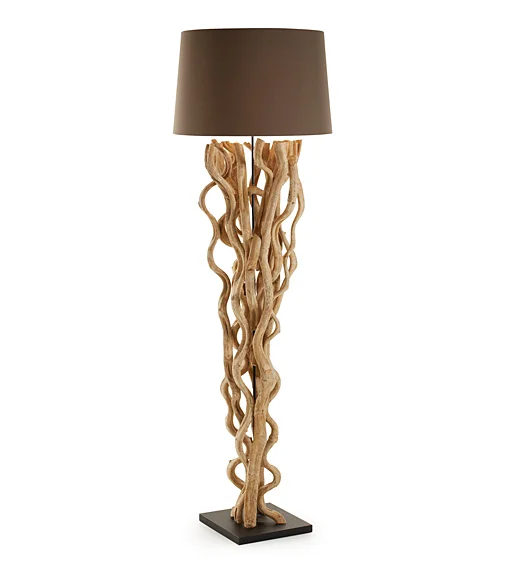 Lampara de Pie Marron Nuba