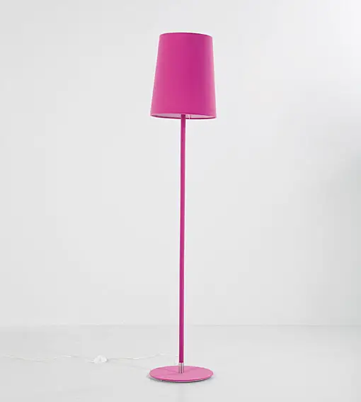 Lampara de Pie Rosa Broad