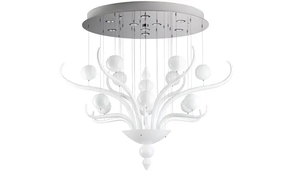 Lámpara de techo Spirito di Venezia blanca small big