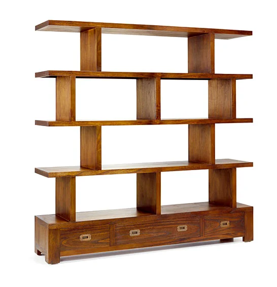 Librería Separador Irregular 3 Cajones