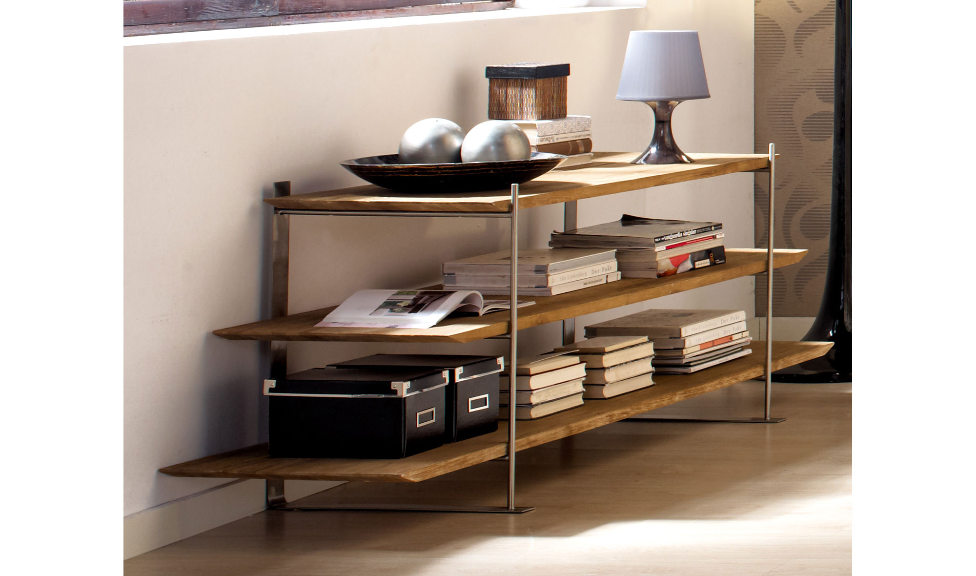 Librería baja vintage Calvin