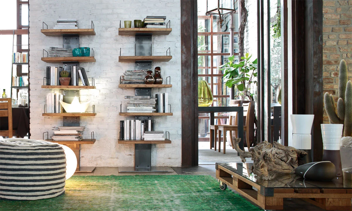 Librería vintage infinity