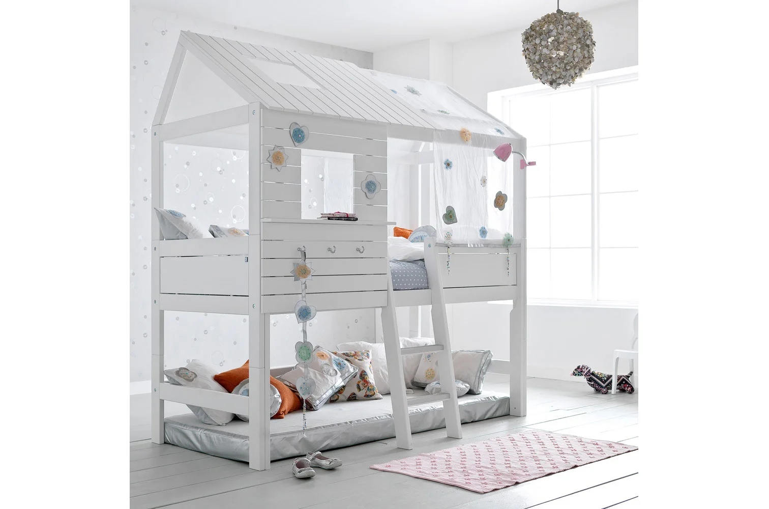 Litera Cabaña Silver Sparkle