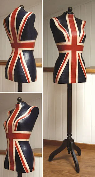 Maniquí estampado British