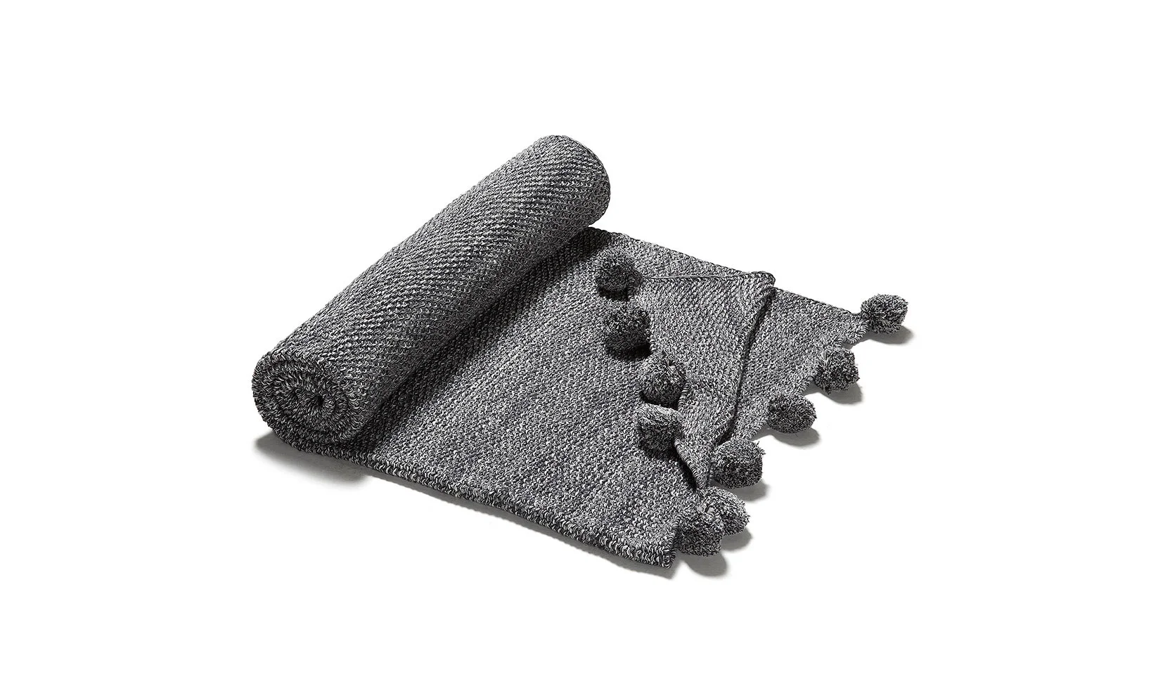 Manta Marzag gris oscuro