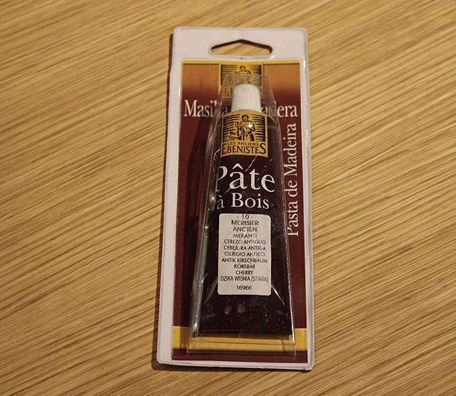 Masilla de madera tubo cerezo antiguo 50gr.