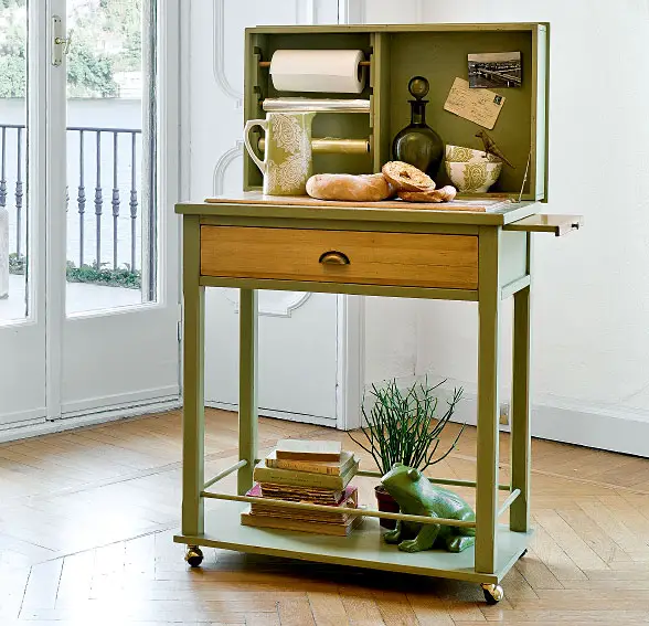 Mesa Auxiliar Verde Ross