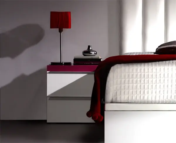 Mesa Noche Moderna 2 caj.