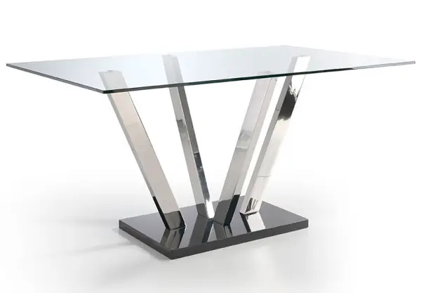 Mesa Rectangular de cristal templado III