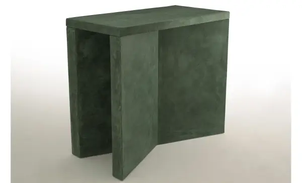 Mesa X de microcemento