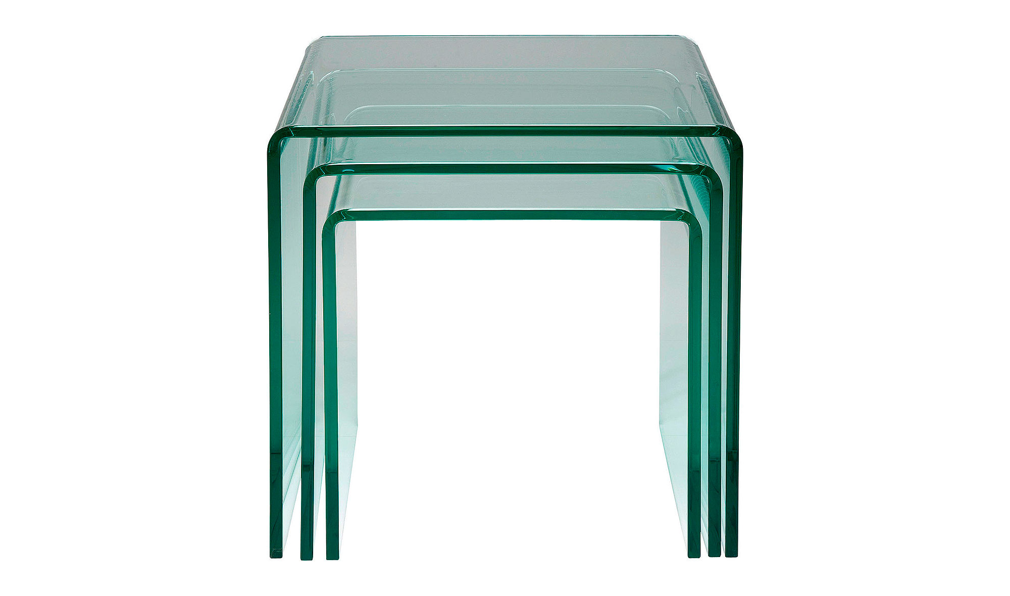 Mesa auxiliar Clear Club (3 piezas)
